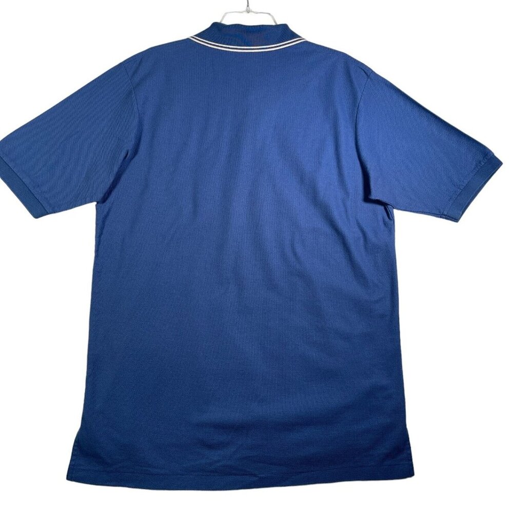 Polo Golf Ralph Lauren Shirt Mens L Blue‎ Cotton Short Sleeve Blue Pony Logo - Picture 2 of 8